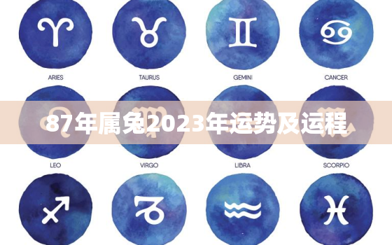 87年属兔2023年运势及运程，87年属兔的在2023年的运势