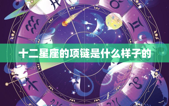 十二星座的项链是什么样子的，十二星座的专属项链名字