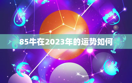 85牛在2023年的运势如何，1985属牛2023年运势