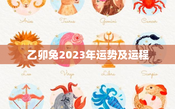 乙卯兔2023年运势及运程，乙卯兔年是什么命