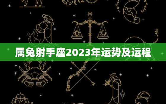 属兔射手座2023年运势及运程，生肖兔射手座2020年运势