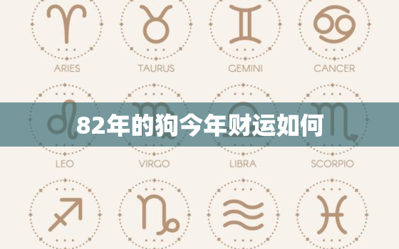 82年的狗今年财运如何，1982属狗2023年运势