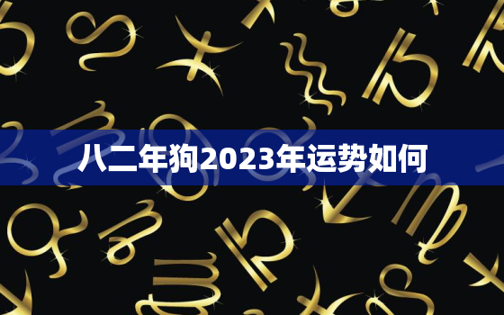 八二年狗2023年运势如何，82狗2023年运势及运程