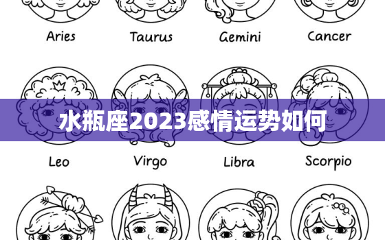 水瓶座2023感情运势如何，水瓶座运势2023年运势详解