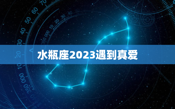 水瓶座2023遇到真爱，水瓶座2023遇到真爱会怎样