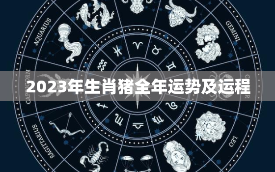 2023年生肖猪全年运势及运程(财运亨通事业顺利幸福美满)