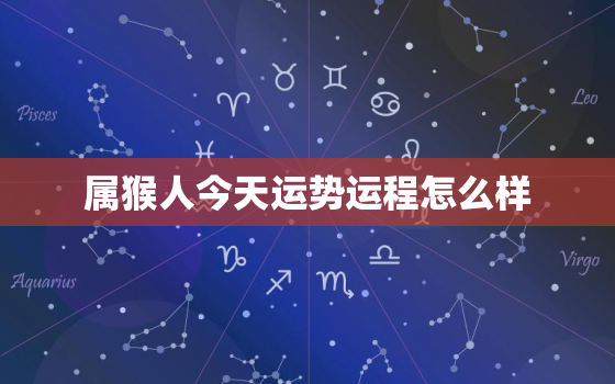 属猴人今天运势运程怎么样，属猴人今天运气怎么样