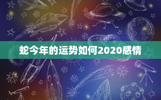 蛇今年的运势如何2020感情，蛇今年的运势如何2019感情