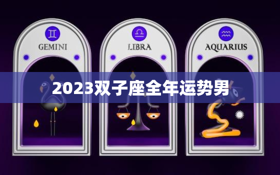 2023双子座全年运势男，双子座23号运势