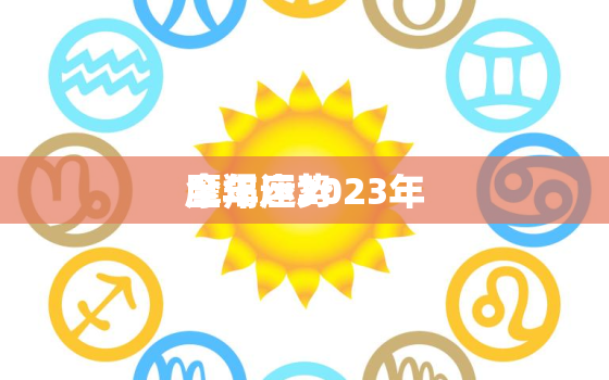 摩羯座2023年
全年运势，摩羯座2023年
全年运势运程