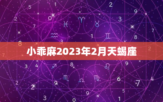 小乖麻2023年2月天蝎座，天蝎座2023年的预告