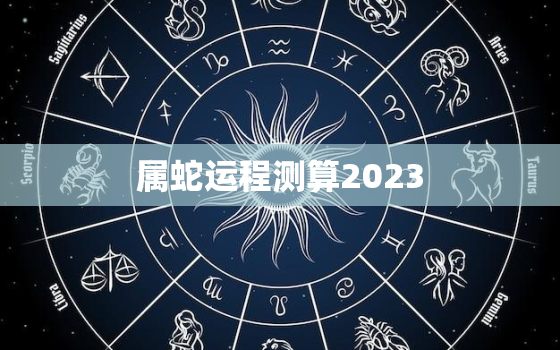 属蛇运程测算2023，属相蛇2023年运势大全