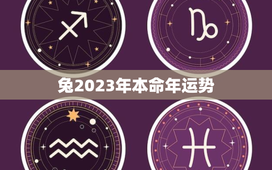 兔2023年本命年运势，63年属兔2023年本命年运势