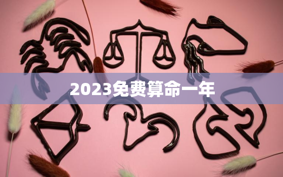 2023免费算命一年，2023免费算命一年运势