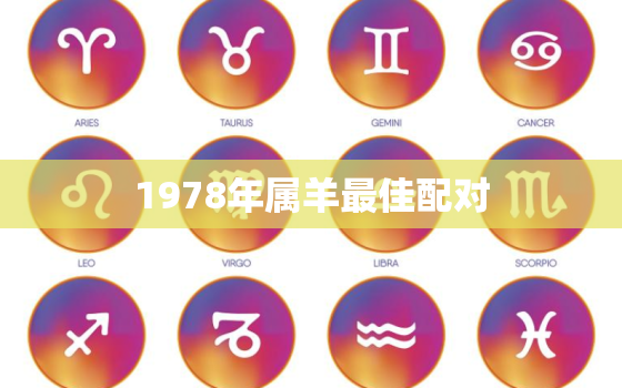 1978年属羊最佳配对(如何找到最佳的伴侣)