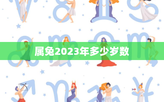 属兔2023年多少岁数(你的兔年生肖运势如何)