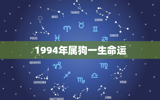 1994年属狗一生命运(如何把握命运转机)