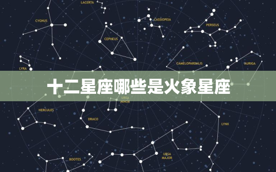 十二星座哪些是火象星座(热情奔放性格张扬的星座有哪些)