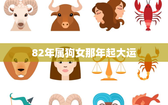 82年属狗女那年起大运(如何把握命运转机)