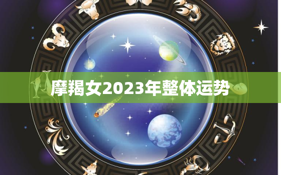 摩羯女2023年整体运势(事业财运双丰收)