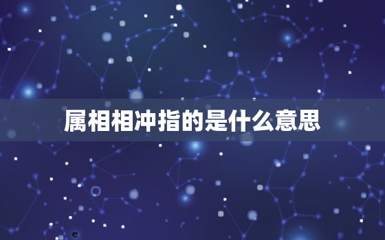 属相相冲指的是什么意思(解析十二生肖相冲现象)