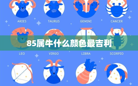 85属牛什么颜色最吉利(解密属牛人的幸运色)