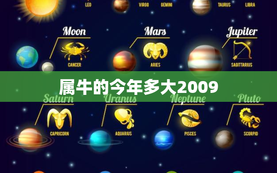 属牛的今年多大2009(牛年生肖运势解析)