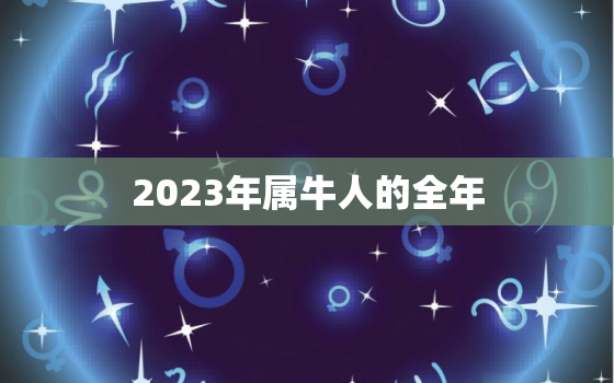 2023年属牛人的全年(运势分析)