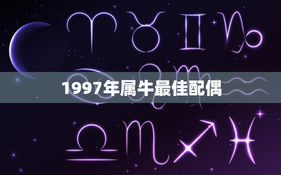 1997年属牛最佳配偶(如何选择最适合你的伴侣)