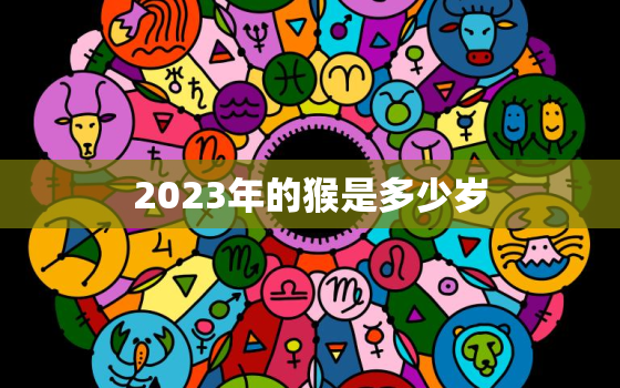 2023年的猴是多少岁(猴年将至你知道猴子的年龄吗)