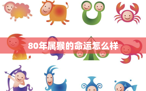 80年属猴的命运怎么样(解析猴年出生的人运势如何)