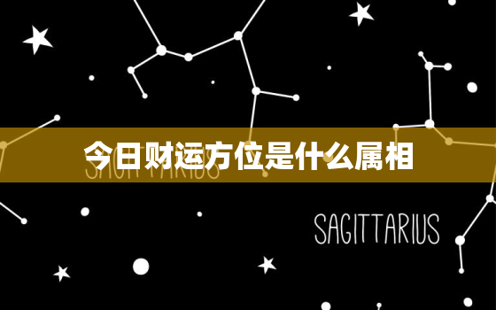 今日财运方位是什么属相(揭秘今天财运最旺的属相)