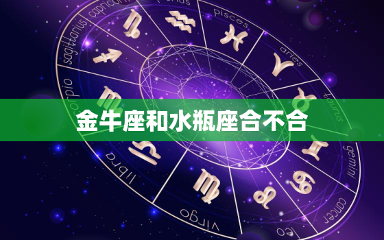 金牛座和水瓶座合不合(星座配对分析)