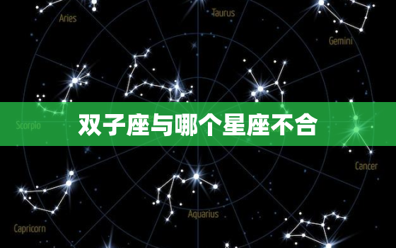 双子座与哪个星座不合(星座大介绍最不合适的星座是TA)