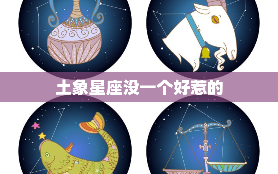 土象星座没一个好惹的(如何与他们相处)