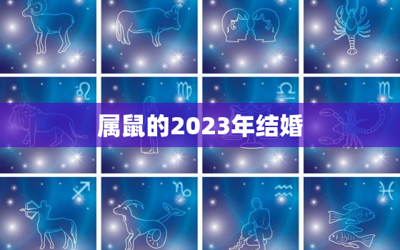 属鼠的2023年结婚(幸福婚礼等你来快来看看吧)