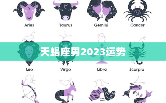 天蝎座男2023运势(事业财运双丰收)