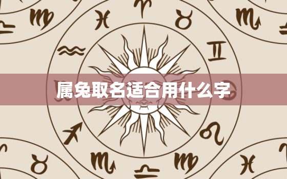 属兔取名适合用什么字(如何为你的兔宝宝取一个好名字)