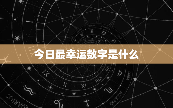 今日最幸运数字是什么(介绍数字7成为今日选择)