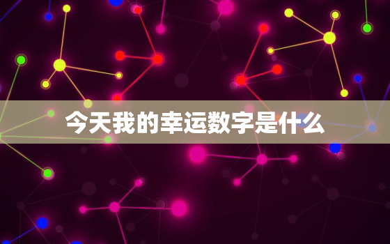 今天我的幸运数字是什么(揭秘幸运数字的神秘力量)