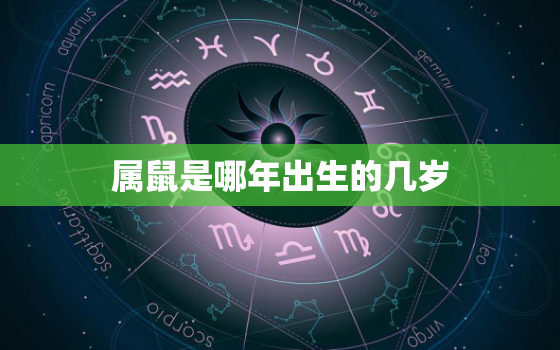 属鼠是哪年出生的几岁，属老鼠今年几岁大人