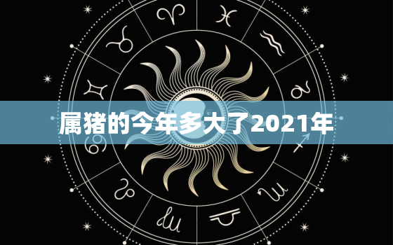 属猪的今年多大了2021年，属猪的人2021年多大了 今年肖猪人运势好