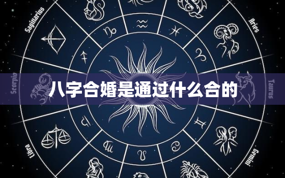 八字合婚是通过什么合的，八字合婚的原理，什么样的两个八字才算是相合的