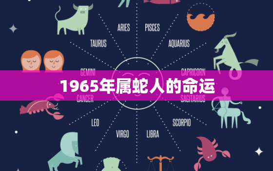 1965年属蛇人的命运，1965年的属蛇的人五行命里缺什么怎样补充