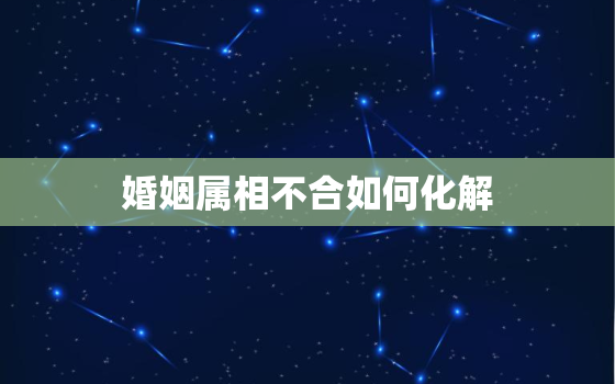 婚姻属相不合如何化解，属相不合，犯了六冲，应该如何化解