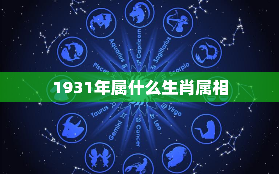 1931年属什么生肖属相，1991年是什么命