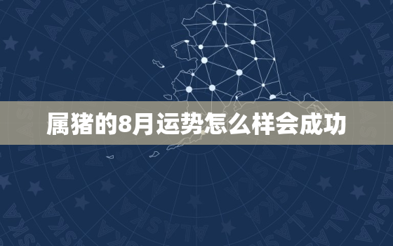 属猪的8月运势怎么样会成功