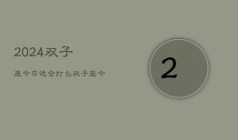 2024双子座今日适合打么，双子座今日运势：宜打牌吗？